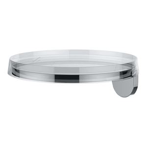 KARTELL BY LAUFEN police, nástěnná, chrom/transparentní
