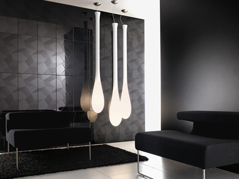 VILLEROY & BOCH BIANCONERO obklad 30x60 cm, lesk, black 1581/BW90 Obrázek - fotka