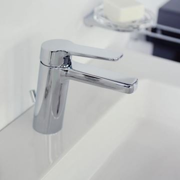 KEUCO MOLL umyvadlová stojánková baterie, s odtokovou soupravou, chrom 52702010000 Obrázek - fotka