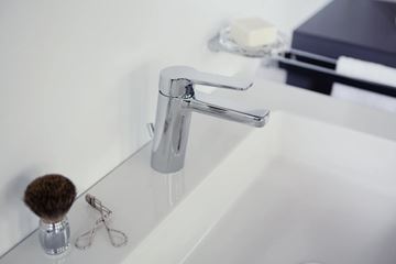 KEUCO MOLL umyvadlová stojánková baterie, s odtokovou soupravou, chrom 52702010000 Obrázek - fotka