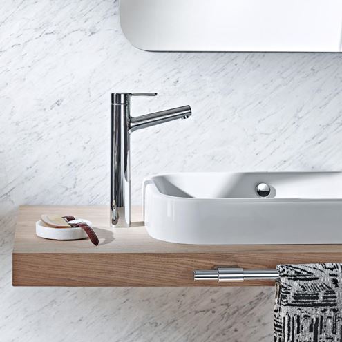 HANSA DESIGNO STYLE umyvadlová stojánková baterie, chrom 51692283 Obrázek - fotka