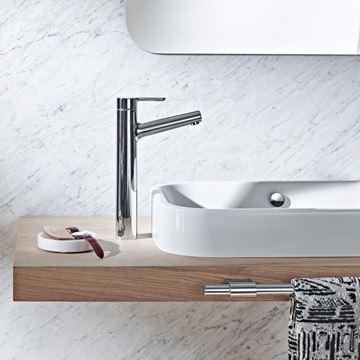 HANSA DESIGNO STYLE umyvadlová stojánková baterie, chrom 51692283 Obrázek - fotka