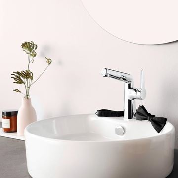 HANSA DESIGNO umyvadlová stojánková baterie, chrom 51922283 Obrázek - fotka