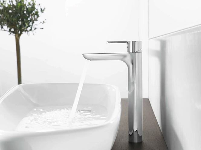 HANSA LIGNA umyvadlová stojánková baterie, chrom 06032203 Obrázek - fotka
