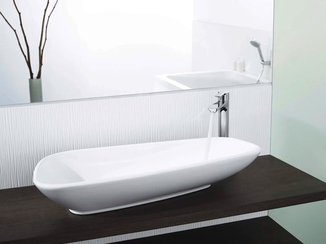 HANSA LIGNA umyvadlová stojánková baterie, chrom 06032203 Obrázek - fotka