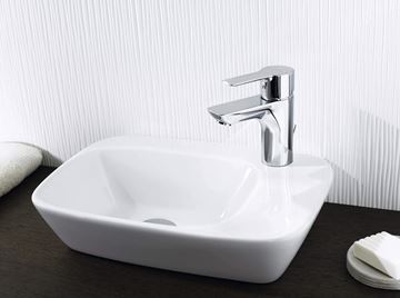 HANSA LIGNA umyvadlová stojánková baterie, s odtokovou soupravou, chrom 06072203 Obrázek - fotka