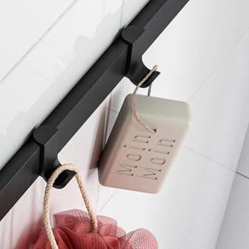 HANSGROHE WALLSTORIS háček na ručník, na lištu, matná černá 27914670 Obrázek - fotka
