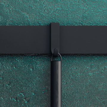 HANSGROHE WALLSTORIS háček na ručník, na lištu, matná černá 27929670 Obrázek - fotka