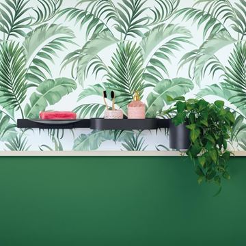 HANSGROHE WALLSTORIS nástěnná lišta 700 mm, matná černá 27904670 Obrázek - fotka