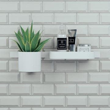 HANSGROHE WALLSTORIS nástěnná lišta 500 mm, matná bílá 27902700 Obrázek - fotka