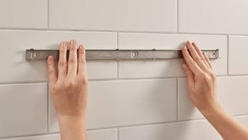 HANSGROHE WALLSTORIS nástěnná lišta 500 mm, matná bílá 27902700 Obrázek - fotka