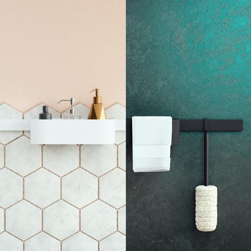 HANSGROHE WALLSTORIS nástěnná lišta 500 mm, matná černá 27902670 Obrázek - fotka