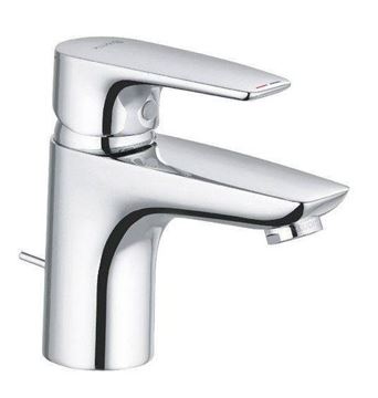 KLUDI PURE&SOLID umyvadlová stojánková baterie, s odtokovou soupravou, chrom