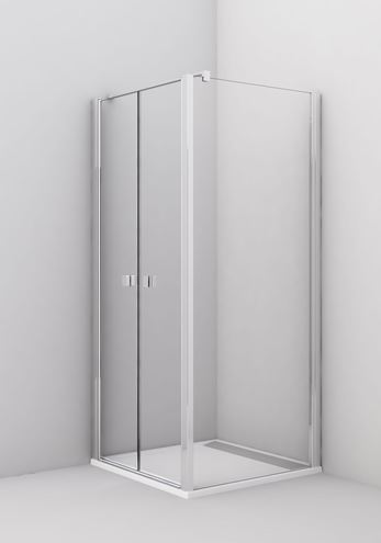 CONCEPT 200 CONT2 boční stěna 90x200 cm, černá/čiré sklo CONT20900607 Obrázek - fotka