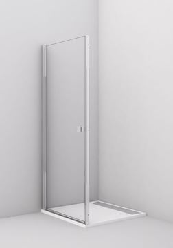 CONCEPT 200 sprchové dveře 90x200 cm, křídlové, černá/čiré sklo CON10900607 Obrázek - fotka