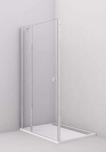 CONCEPT 200 sprchové dveře 80x200 cm, křídlové, černá/čiré sklo CON130800607 Obrázek - fotka