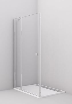 CONCEPT 200 sprchové dveře 120x200 cm, křídlové, černá/čiré sklo CON131200607 Obrázek - fotka