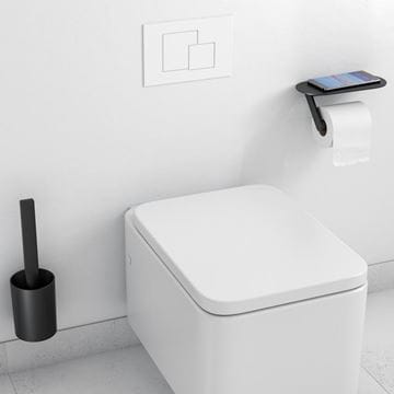 HANSGROHE WALLSTORIS sada doplňků pro WC, matná černá 27969670 Obrázek - fotka