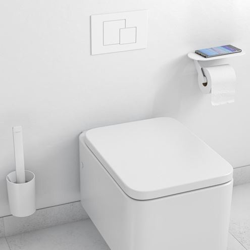 HANSGROHE WALLSTORIS sada doplňků pro WC, matná bílá 27969700 Obrázek - fotka
