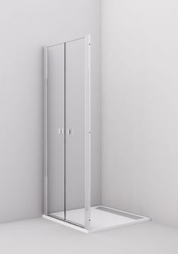 CONCEPT 200 sprchové dveře 80x200 cm, lítací, černá/čiré sklo CON20800607 Obrázek - fotka