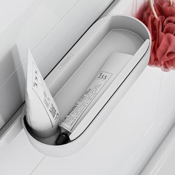 HANSGROHE WALLSTORIS police 250 mm, na lištu, bílá 27913700 Obrázek - fotka