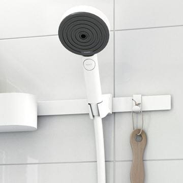 HANSGROHE WALLSTORIS držák ruční sprchy sprchy posuvný, matná bílá 27917700 Obrázek - fotka