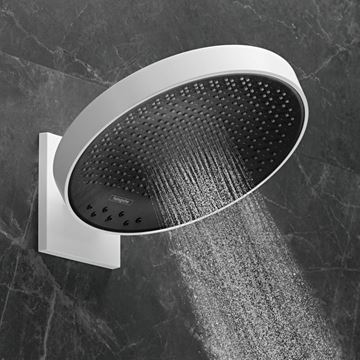 HANSGROHE RAINFINITY 360 3JET horní sprcha pr. 360 mm, 3 proudy, s ramenem, matná bílá 26234700 Obrázek - fotka