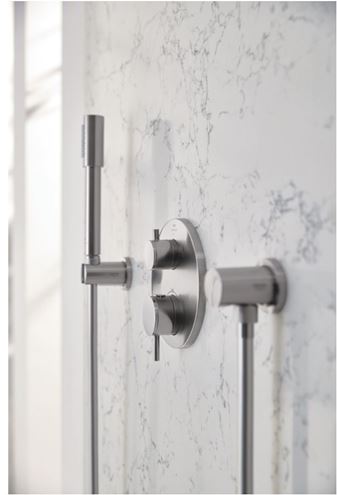 GROHE RAINSHOWER nástěnné kolínko, supersteel 27057DC0 Obrázek - fotka