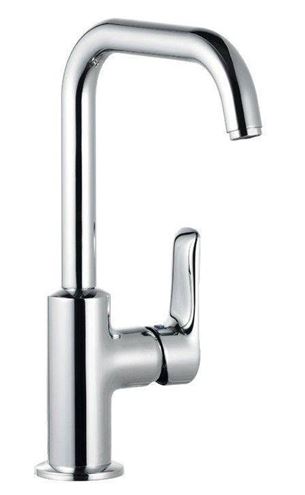 KLUDI PURE&SOLID umyvadlová stojánková baterie, s odtokovou soupravou, chrom 340250575 Obrázek - Hlavní obrázek
