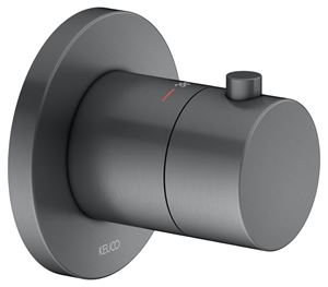 KEUCO IXMO podomítkový termostat, kartáčovaný černý chrom