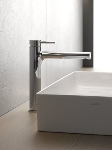 LAUFEN TWINPLUS umyvadlová stojánková baterie, chrom HF905402100000 Obrázek - fotka