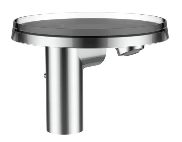 KARTELL BY LAUFEN umyvadlová stojánková baterie, s odkládací plochou, chrom, transparent H3113310041101 Obrázek - fotka