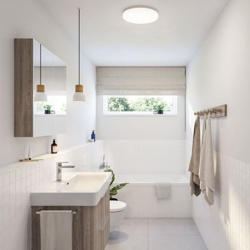 LAUFEN NEJA umyvadlová stojánková baterie, s odtokovou soupravou, chrom H3115110041111 Obrázek - fotka