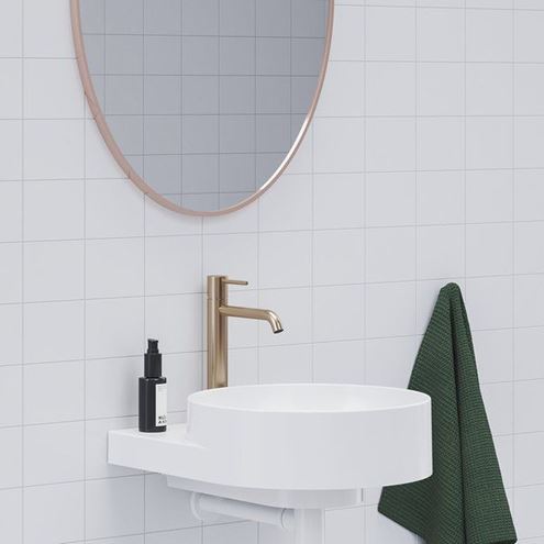 RAVAK ESPIRIT ES 014.60RGB umyvadlová stojánková baterie, růžové kartáčované zlato X070393 Obrázek - fotka