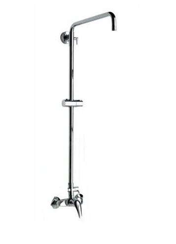 JIKA LYRA sprchový set s baterií, teleskopická tyč, bez příslušenství, chrom H3352770040001 Obrázek - Hlavní obrázek