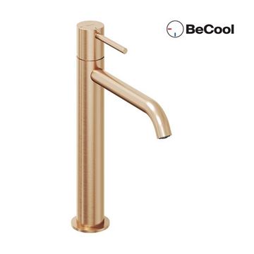RAVAK ESPIRIT ES 014.61RGB umyvadlová stojánková baterie, BeCool, růžové kartáčované zlato