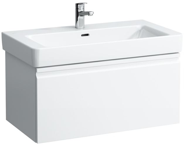 LAUFEN PRO S skříňka pod umyvadlo 80,9x45x39,7 cm, 1 zásuvka, lesklá bílá H4835010964751 Obrázek - Hlavní obrázek