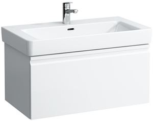 LAUFEN PRO S skříňka pod umyvadlo 80,9x45x39,7 cm, 1 zásuvka, lesklá bílá