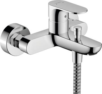 HANSGROHE REBRIS S vanová nástěnná baterie, s přepínačem, chrom