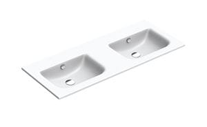 CONCEPT S dvojumyvadlo 125 cm, s přepadem, Cataglaze