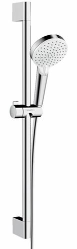HANSGROHE CROMETTA VARIO 2JET sprchová souprava 3-dílná, ruční sprcha pr. 100 mm, 2 proudy, tyč, hadice, Green, bílá/chrom 26555400 Obrázek - Hlavní obrázek