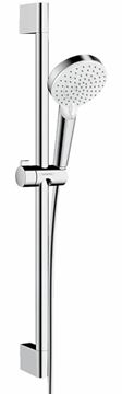 HANSGROHE CROMETTA VARIO 2JET sprchová souprava 3-dílná, ruční sprcha pr. 100 mm, 2 proudy, tyč, hadice, Green, bílá/chrom