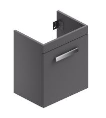CONCEPT 200 skříňka pod umyvadlo 47,3x33,7x55 cm, 1 dvířka, panty vpravo, matná antracitová