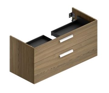 CONCEPT 300 skříňka pod umyvadlo 116,5x48,4x55 cm, 2 zásuvky, dub biondo