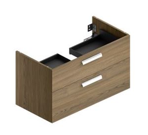 CONCEPT 200/300 skříňka pod umyvadlo 96,5x48,4x55 cm, 2 zásuvky, dub biondo