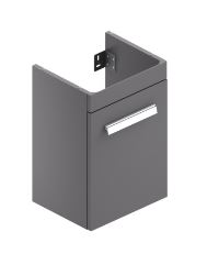 CONCEPT 300 skříňka pod umyvadlo 37,3x28,5x55 cm, 1 dvířka, panty vlevo, matná antracitová
