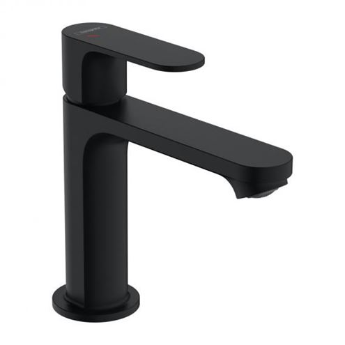 HANSGROHE REBRIS E umyvadlová stojánková baterie, CoolStart, EcoSmart+, s odtokovou soupravou, matná černá 72588670 Obrázek - Hlavní obrázek