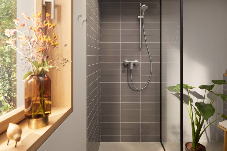 HANSGROHE REBRIS E sprchová nástěnná baterie, chrom 72650000 Obrázek - fotka