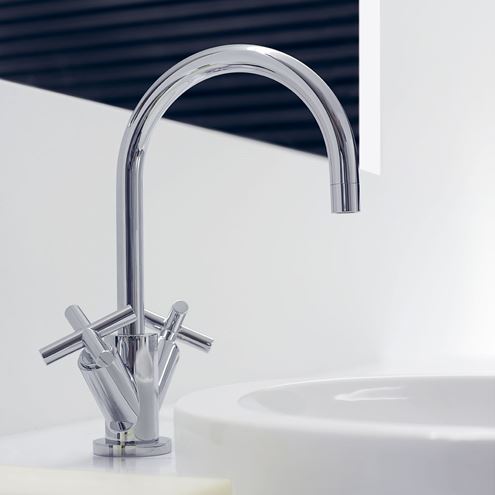DORNBRACHT TARA umyvadlová stojánková baterie, s odtokovou soupravou, chrom 22 513 892-00 Obrázek - fotka