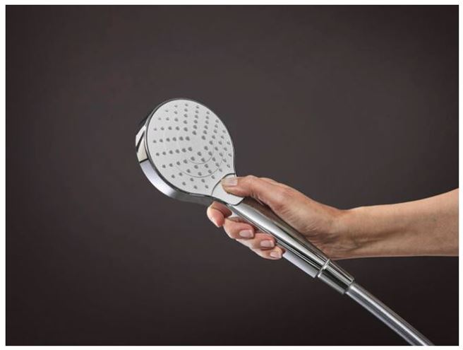 HANSGROHE CROMA SELECT S 3JET ruční sprcha pr. 110 mm, 3 proudy, bílá/chrom 26802400 Obrázek - fotka